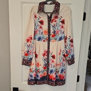 Floral Long Sleeve Dress